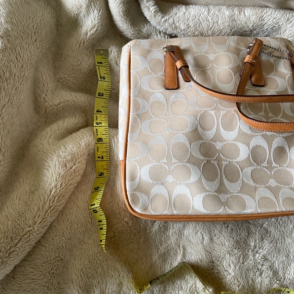 Coach limited edition tote bag, leather strap, inside zip pocket - Picture 10 of 10